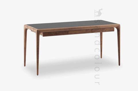 Zara leather desk