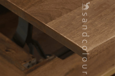 Cambrey Coffee Table Brown Finish With Lift Top