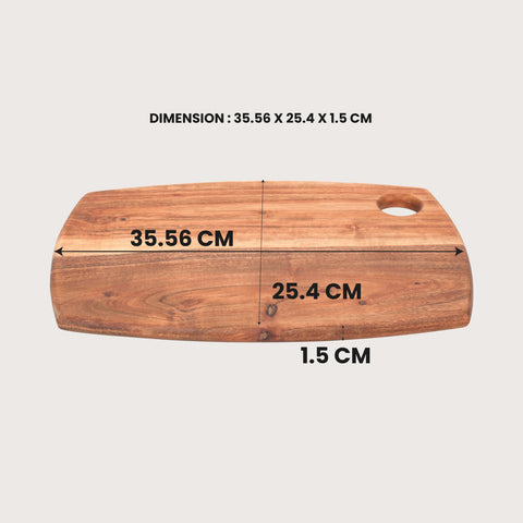Gaia Grain Acacia Wood Chopping Board