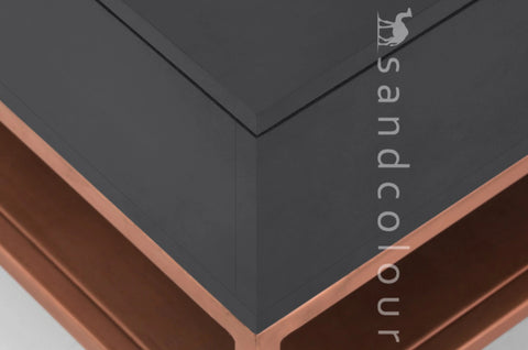 Ingrid Coffee Table Black Finish With Lift Top