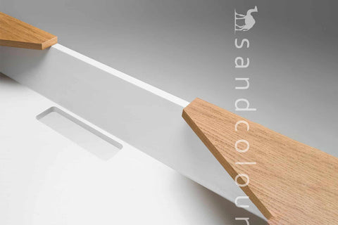 Aquila Oak Wood Desk