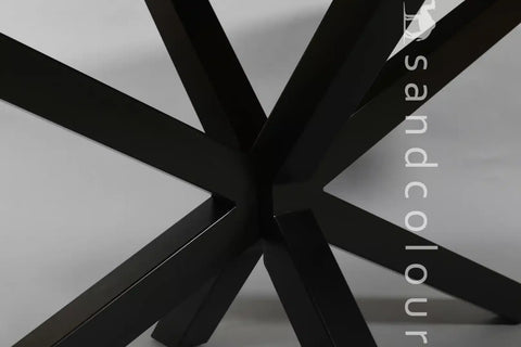 Alaska Wooden Table - Iron Legs -3