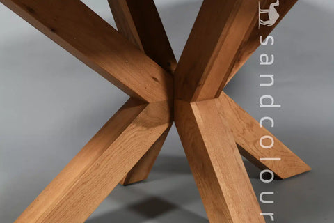 Alaska Wooden Table - Wood Legs - 6 Seater