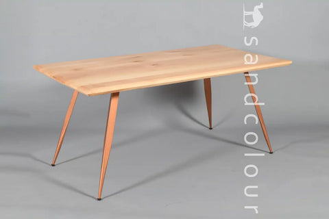 Helen Natural Copper Table- 6 Seater - Primary