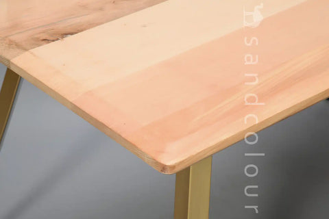 Helen Natural Table - Golden -hover