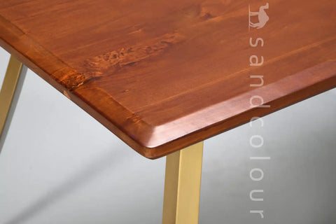 Helen Teak Table - Golden -hover