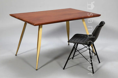 Helen Teak Table - Golden -lifestyle