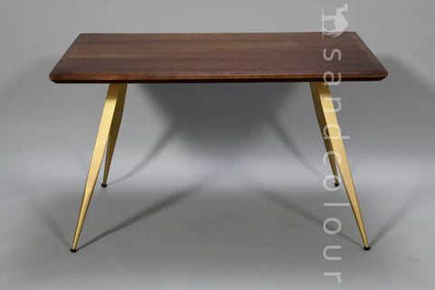 Helen Walnut Table - Golden -1