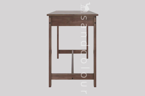 Malini  Solid Wood Study Table ( Irish Walnut )