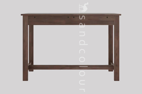 Malini  Solid Wood Study Table ( Irish Walnut )