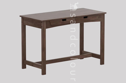 Malini  Solid Wood Study Table ( Irish Walnut )