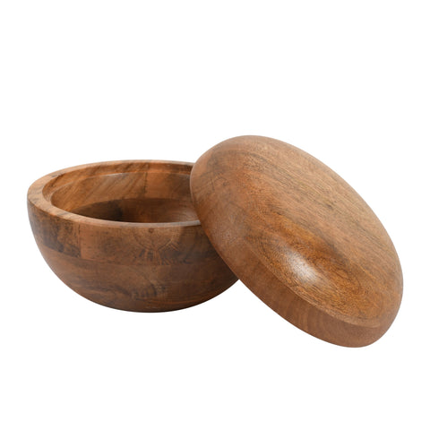 Wooden Casserole with Lid for Roti